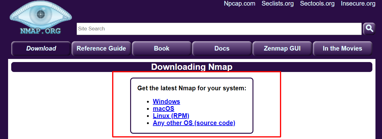 download nmap