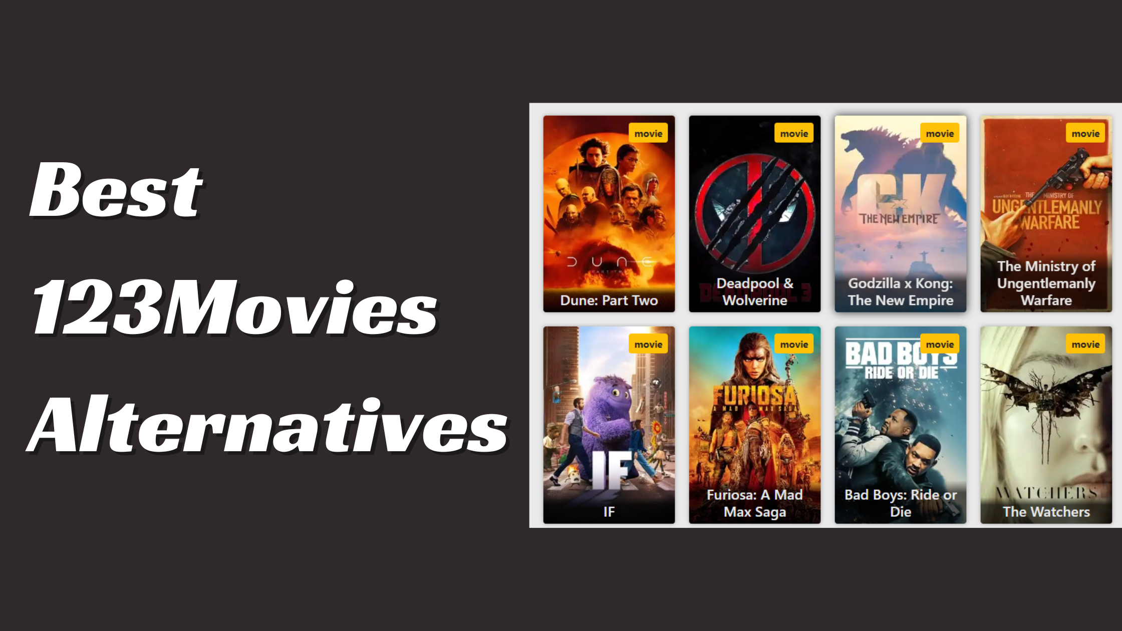 10 Best 123Movies Alternatives Working Right Now (2024)