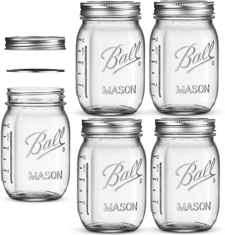 Ball Regular Mouth Mason Jars With Bands