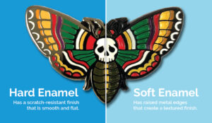 What Are The Key Distinctions Between Custom Hard and Custom Soft Enamel Pins?