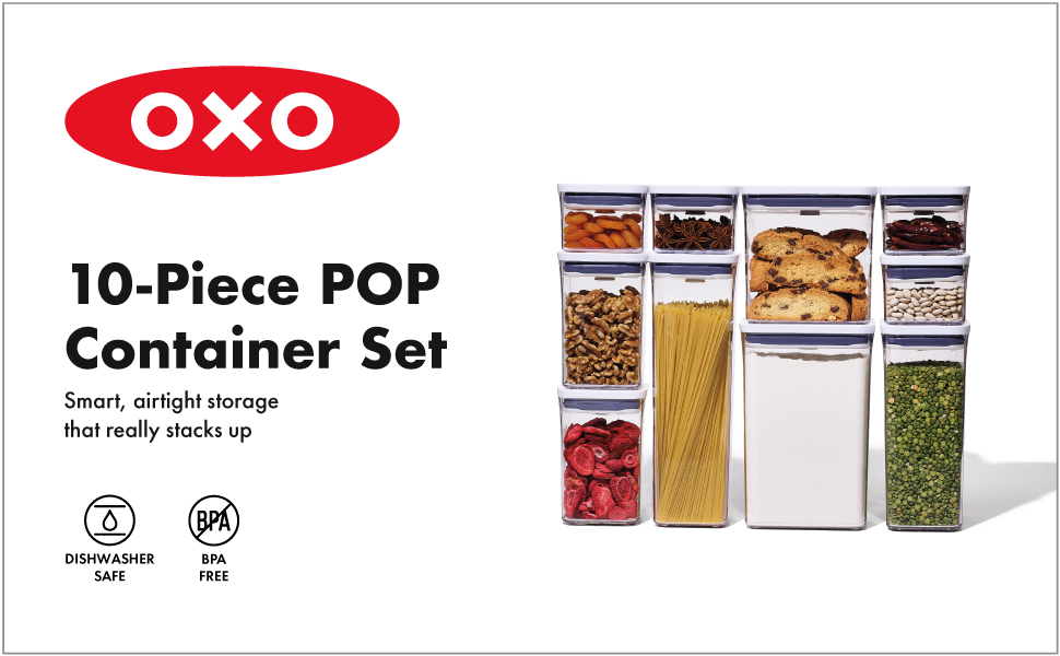 OXO Good Grips 10-Piece Airtight Food Storage