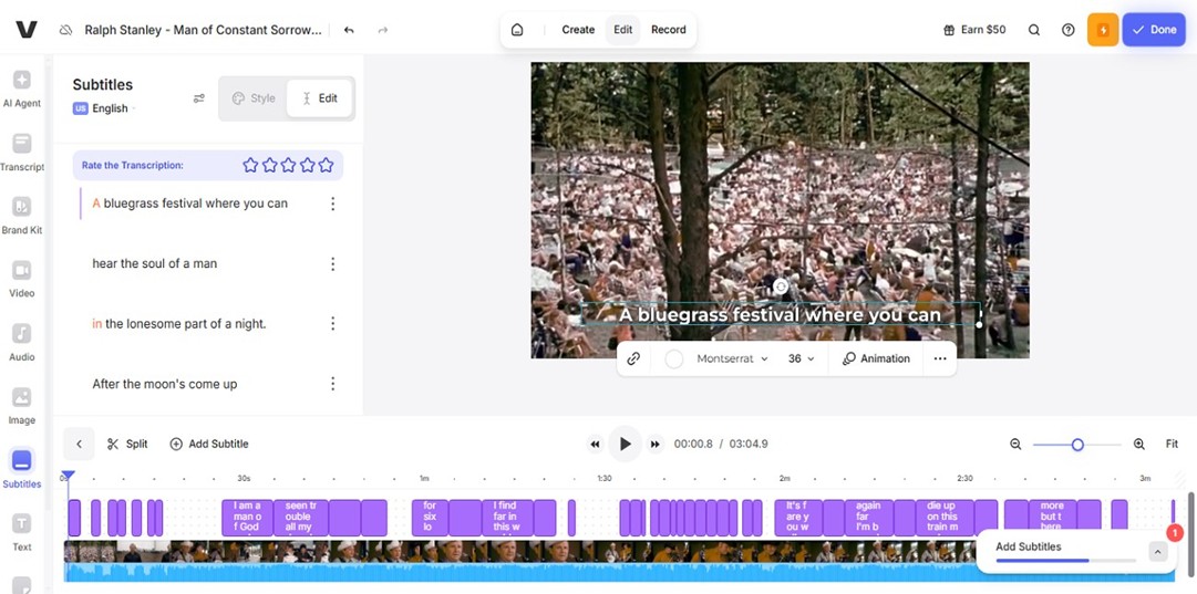lyrics video maker